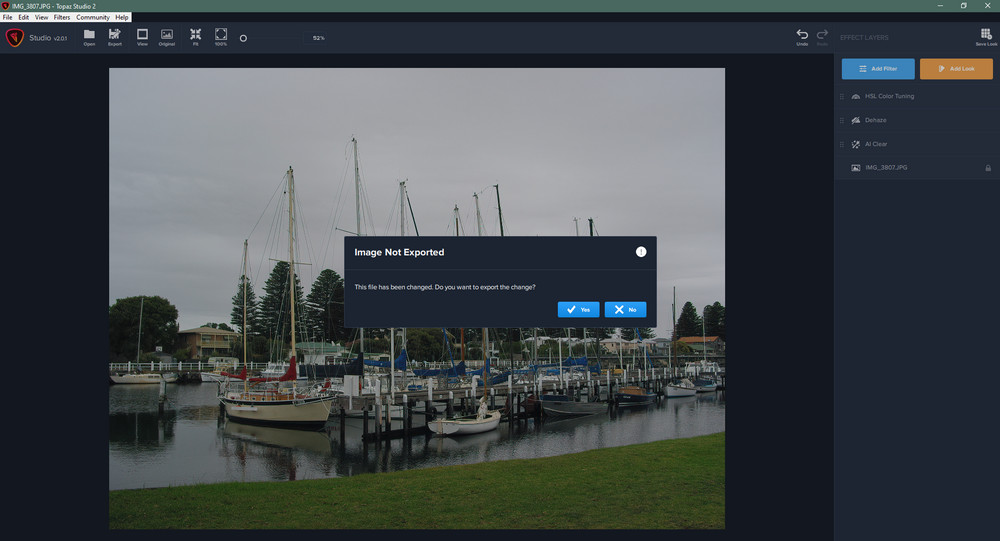 topaz studio already have filters